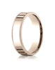 Benchmark-14K-Rose-Gold-6mm-Flat-Comfort-Fit-Wedding-Band-Ring-with-Milgrain--Size-4--CF46014KR04
