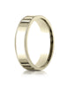Benchmark-14K-Yellow-Gold-6mm-Flat-Comfort-Fit-Wedding-Band-Ring-with-Milgrain--Size-4--CF46014KY04