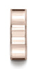 Benchmark-14K-Rose-Gold-8mm-Flat-Comfort-Fit-Wedding-Band-Ring-with-Milgrain--Size-4.5--CF48014KR04.5