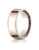 Benchmark-14K-Rose-Gold-8mm-Flat-Comfort-Fit-Wedding-Band-Ring-with-Milgrain--Size-4--CF48014KR04