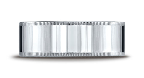 Benchmark-14K-White-Gold-8mm-Flat-Comfort-Fit-Wedding-Band-Ring-with-Milgrain--Size-4.25--CF48014KW04.25
