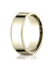 Benchmark-18K-Yellow-Gold-8mm-Flat-Comfort-Fit-Wedding-Band-Ring-with-Milgrain--Size-4--CF48018KY04