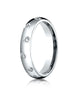 Benchmark-14K-White-Gold-4mm-Comfort-Fit-Burnish-Set-12-Stone-Diamond-Eternity-Wedding-Band--.24Ct--Sz-4--CF51413114KW04
