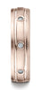 Benchmark-14K-Rose-Gold-6mm-Comfort-Fit-Burnish-Set-8-Stone-Diamond-Eternity-Band--.16Ct.--Size4.5--CF51614814KR04.5