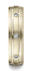 Benchmark-18K-Yellow-Gold-6mm-Comfort-Fit-Burnish-Set-8-Stone-Diamond-Eternity-Band--.16Ct.--Size4.5--CF51614818KY04.5