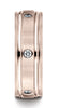 Benchmark-14K-Rose-Gold-8mm-Comfort-Fit-Burnish-Set-6-Stone-Diamond-Eternity-Wedding-Band--.32Ct.--4.5--CF51814814KR04.5