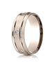 Benchmark-14K-Rose-Gold-8mm-Comfort-Fit-Burnish-Set-6-Stone-Diamond-Eternity-Wedding-Band--.32Ct.--Sz-4--CF51814814KR04
