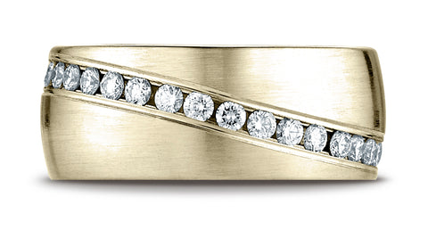 Benchmark-18K-Yellow-Gold-8mm-Comfort-Fit-Channel-Set-Diamond-Eternity-Wedding-Band-Ring--Size-4.25--CF51857018KY04.25