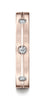 Benchmark-14K-Rose-Gold-6mm-Comfort-Fit-Etched-Burnish-Set-8-Stone-Diamond-Eternity-Band--.32Ct--Sz-4.5--CF52412814KR04.5