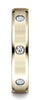 18K-Yellow-Gold-4mm-Comfort-Fit-High-Polish-Edge--Burnish-Set-8-Diamond-Eternity-Band--.32Ct--Size4.5--CF52413218KY04.5