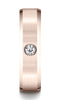 Benchmark-14K-Rose-Gold-6mm-Comfort-Fit-Beveled-Burnish-Set-1-Stone-Diamond-Wedding-Band--.08Ct--Sz-4.5--CF52612714KR04.5