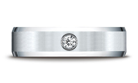 Benchmark-Platinum-6mm-Comfort-Fit-Beveled-Burnish-Set-1-Stone-Diamond-Wedding-Band-Ring--.08Ct--Size-4.25--CF526127PT04.25
