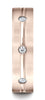 Benchmark-14K-Rose-Gold-6mm-Comfort-Fit-Etched-Burnish-Set-3-Stone-Channel-Diamond-Band--.18Ct--Sz-4.5--CF526128HF14KR04.5