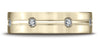 Benchmark-14K-Yellow-Gold-6mm-Comfort-Fit-Etched-Burnish-Set-8-Stone-Diamond-Eternity-Band--.32Ct--Sz-4.25--CF52612814KY04.25