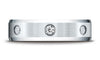 Benchmark-14K-White-Gold-6mm-Comfort-Fit-High-Polish-Edge--Burnish-Set-3-Diamond-Band--.18Ct--Size-4.25--CF526132HF14KW04.25