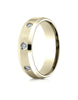 Benchmark-14K-Yellow-Gold-6mm-Comfort-Fit-High-Polish-Edge--Burnish-Set-3-Diamond-Band--.18Ct--Size4--CF526132HF14KY04