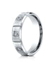 Benchmark-14K-White-Gold-6mm-Comfort-Fit-Burnish-Set-6-Stone-Diamond-Eternity-Wedding-Band--.32Ct--Sz-4--CF52615914KW04