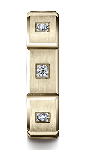 Benchmark-18K-Yellow-Gold-6mm-Comfort-Fit-Burnish-Set-6-Stone-Diamond-Eternity-Band--.32Ct--Size-4.5--CF52615918KY04.5