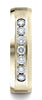 Benchmark-18K-Yellow-Gold-6mm-Comfort-Fit-Channel-Set-7-Stone-Diamond-Wedding-Ring--.42Ct.--Size-4.5--CF52651718KY04.5