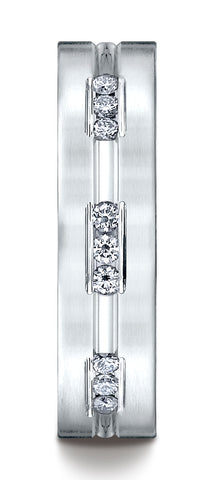 Benchmark-18K-White-Gold-6mm-Comfort-Fit-Etched-Channel-Set-18-Stone-Diamond-Eternity-Band--.36Ct--4.5--CF52653318KW04.5
