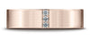 Benchmark-14K-Rose-Gold-6mm-Comfort-Fit-Pave-set-3-Stone-Diamond-Wedding-Band-Ring--.06Ct--Size-4.25--CF52671214KR04.25