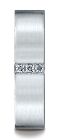 Benchmark-18K-White-Gold-6mm-Comfort-Fit-Pave-set-3-Stone-Diamond-Wedding-Band-Ring--.06Ct--Size-4.5--CF52671218KW04.5