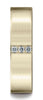 Benchmark-18K-Yellow-Gold-6mm-Comfort-Fit-Pave-set-3-Stone-Diamond-Wedding-Band-Ring--.06Ct--Size-4.5--CF52671218KY04.5