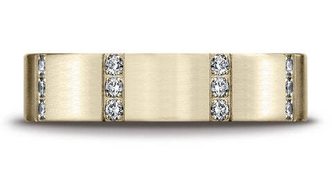 Benchmark-14K-Yellow-Gold-6mm-Comfort-Fit-Vertical-Set-Pave-24-Stone-Diamond-Eternity-Band--.48Ct--Sz-4.25--CF52671314KY04.25