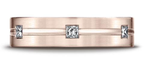 Benchmark-14K-Rose-Gold-6mm-Comfort-Fit-Princess-Cut-Burnish-Set-6-Stone-Eternity-Band--.60Ct--Size-4.25--CF52682814KR04.25