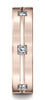 Benchmark-14K-Rose-Gold-6mm-Comfort-Fit-Princess-Cut-Burnish-Set-6-Stone-Eternity-Band--.60Ct--Size-4.5--CF52682814KR04.5