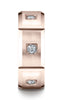 Benchmark-14K-Rose-Gold-8mm-Comfort-Fit-Burnish-Set-6-Stone-Diamond-Eternity-Wedding-Band--.50Ct--Sz-4.5--CF52815914KR04.5