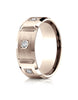 Benchmark-14K-Rose-Gold-8mm-Comfort-Fit-Burnish-Set-6-Stone-Diamond-Eternity-Wedding-Band--.50Ct--Sz-4--CF52815914KR04