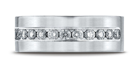 Benchmark-18K-White-Gold-8mm-Comfort-Fit-Channel-Set-12-Stone-Diamond-Wedding-Band-Ring--.72Ct.--Size-4.25--CF52853018KW04.25