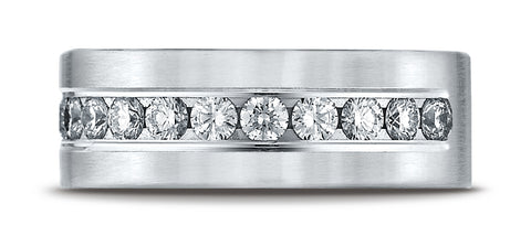 Benchmark-14K-White-Gold-8mm-Comfort-Fit-Channel-Set-12-Stone-Diamond-Wedding-Band-Ring--.96Ct.--Size-4.25--CF52853114KW04.25