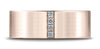 Benchmark-14K-Rose-Gold-8mm-Comfort-Fit-Pave-set-4-Stone-Diamond-Wedding-Band-Ring--.08Ct--Size-4.25--CF52871214KR04.25