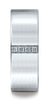 Benchmark-14K-White-Gold-8mm-Comfort-Fit-Pave-set-4-Stone-Diamond-Wedding-Band-Ring--.08Ct--Size-4.5--CF52871214KW04.5