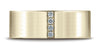 Benchmark-14K-Yellow-Gold-8mm-Comfort-Fit-Pave-set-4-Stone-Diamond-Wedding-Band-Ring--.08Ct--Size-4.25--CF52871214KY04.25