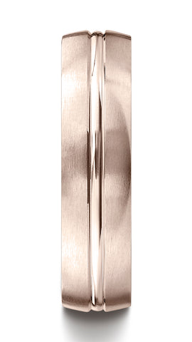 Benchmark-14k-Rose-Gold-6mm-Comfort-Fit-Satin-Finished-w/-High-Polished-Center-Cut-Wedding-Band--Sz-4.5--CF5641114KR04.5