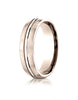 Benchmark-14k-Rose-Gold-6mm-Comfort-Fit-Satin-Finished-w/-High-Polished-Center-Cut-Wedding-Band--Size-4--CF5641114KR04