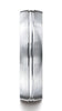 Benchmark-Platinum-6mm-Comfort-Fit-Satin-Finished-w/-High-Polished-Center-Cut-Carved-Design-Band-Sz-4.5--CF56411PT04.5
