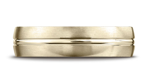 Benchmark-10K-Yellow-Gold-6mm-Comfort-Fit-Satin-Finished-w/-High-Polished-Center-Cut-Wedding-Band--Sz-4.25--CF5641110KY04.25