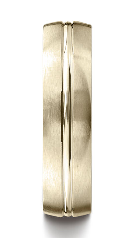 Benchmark-10K-Yellow-Gold-6mm-Comfort-Fit-Satin-Finish-w/-High-Polished-Center-Cut-Wedding-Band--Sz-4.5--CF5641110KY04.5