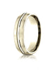 Benchmark-18k-Yellow-Gold-6mm-Comfort-Fit-Satin-Finished-w/-High-Polished-Center-Cut-Wedding-Band--Sz-4--CF5641118KY04