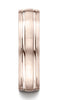 Benchmark-14K-Rose-Gold-6mm-Comfort-Fit-Satin-Finished-with-Parallel-Grooves-Carved-Design-Band--Sz-4.5--CF5644414KR04.5
