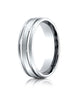 Benchmark-18K-White-Gold-6mm-Comfort-Fit-Satin-Finished-with-Parallel-Grooves-Carved-Design-Band--Size-4--CF5644418KW04