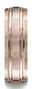 Benchmark-14K-Rose-Gold-7mm-Comfort-Fit-Satin-Finished-with-Parallel-Grooves-Carved-Design-Band--Sz-4.5--CF5744414KR04.5