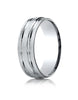 Benchmark-10k-White-Gold-7mm-Comfort-Fit-Satin-Finished-with-Parallel-Grooves-Carved-Design-Band--Size-4--CF5744410KW04