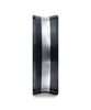 Benchmark-Ceramic-8-mm-Comfort-Fit-Satin-Finished-Concave-Silver-Inlay-Design-Wedding-Band-Ring--Size-7--CF58482CM07