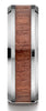 Benchmark-Cobaltchrome-8mm-Comfort-Fit-Drop-Beveled-Rosewood-Inlay-Cobalt-Ring--Size-7--CF58489CC07