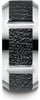 Benchmark-Cobaltchrome-10-mm-Comfort-Fit-Blackened-Micro-Hammer-Wedding-Band-Ring--Size-7--CF610448CC07